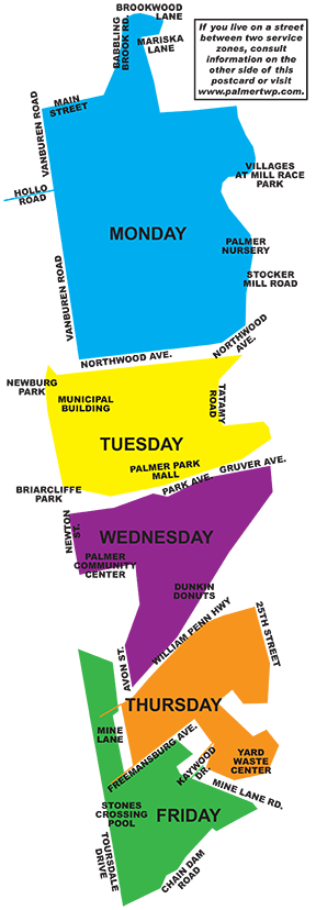 Trash & Recycling Pickup Zones